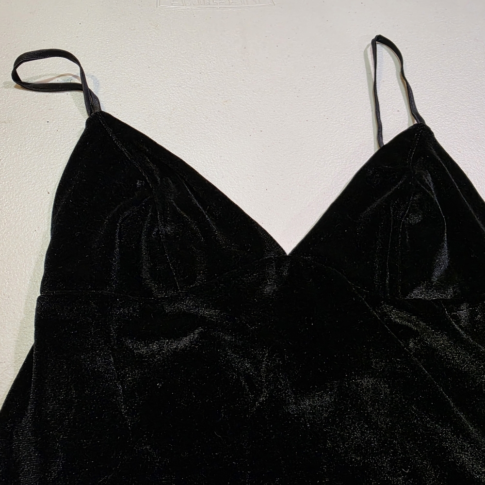 Victoria's Secret Black Velvet Night Wear.